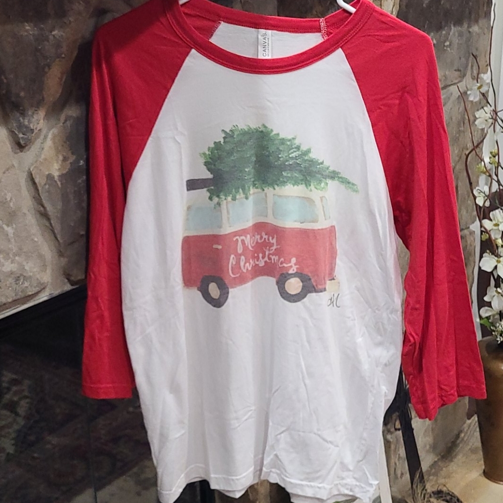 GUC Merry Christmas Softball TShirt M